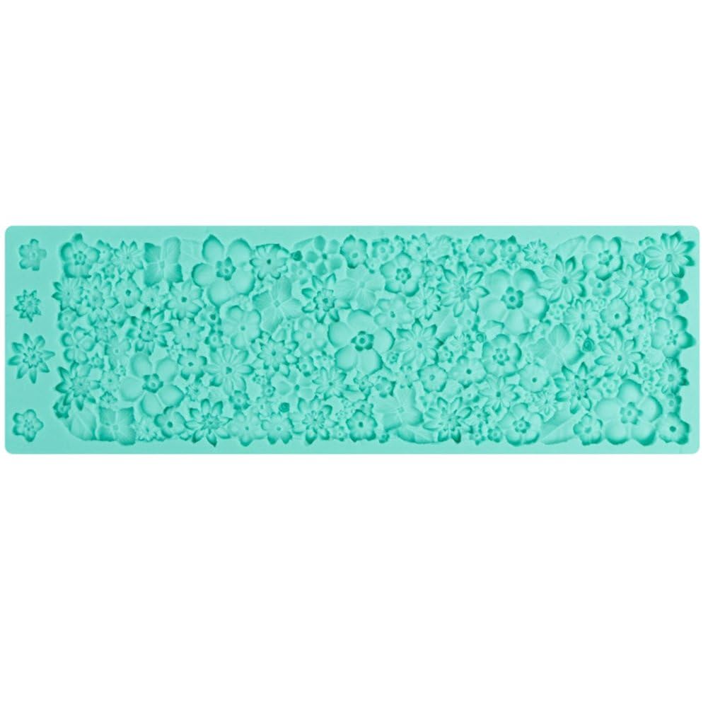 Moule à fondant en silicone de rose pour décoration de gâteau et dentelle de sucre