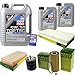 Produktbild QR-PARTS 69348011 Filter Set Inspektionspaket 7 Liter Motoröl Top Tec 4600 5W-30 MANN-FILTER Innenraumfilter Kraftstofffilter Luftfilter Ölfilter