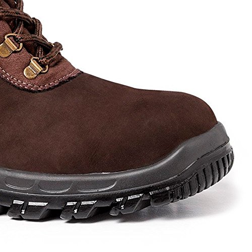 Bota de Segurança Nobuck Bracol BAF Marrom Bico Pvc CA 40872