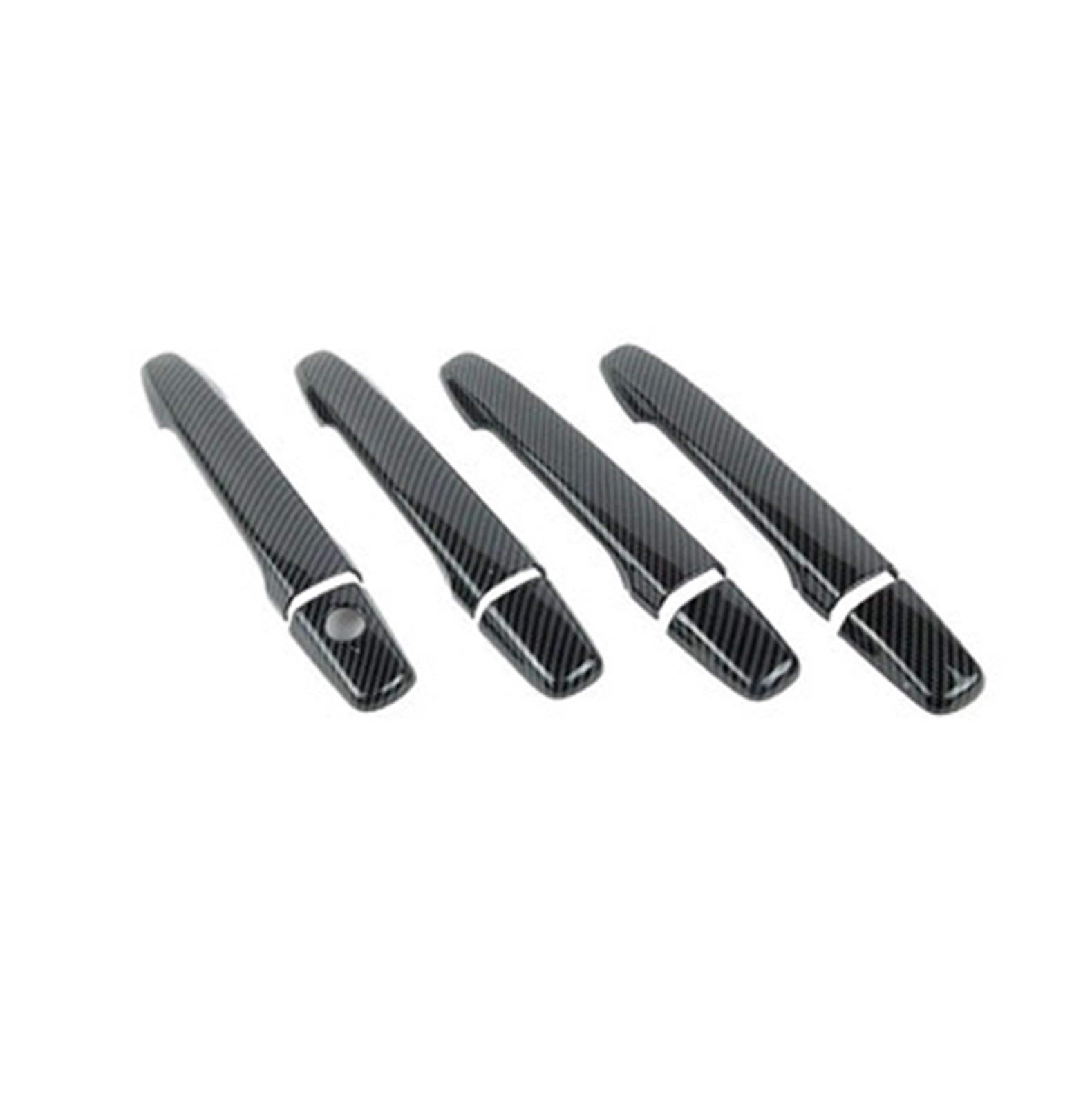 YSDSLS Car Exterior Door Handle Moulding Cover Trim Decor Auto for Mitsubishi for Outlander 2007-2020(Single Hole Carbon)