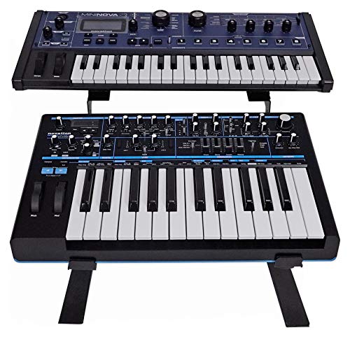 Rockville ROCK2D2 Adjustable Dual Shelf Dj Controller Midi Keyboard Laptop Stand thumb #7