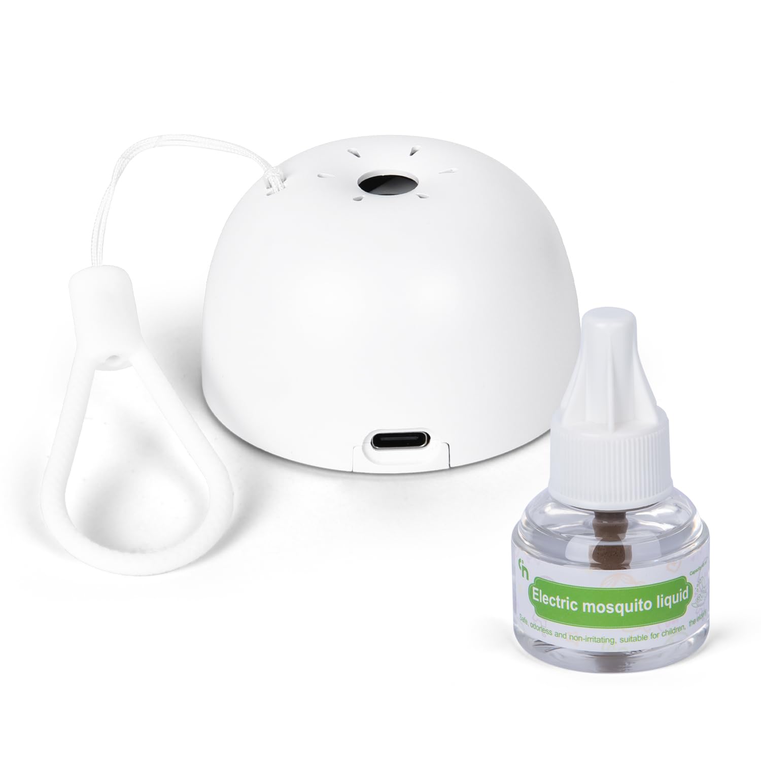 Q5 Mosquito Repellent Outdoor Indoor Use, APP Control Potable USB Electronic Mosquito Repeller, Includes 280 Hr Mosquito Repellent Refill, Highly Effective, for Home, Bedroom, Office, Car, Camping