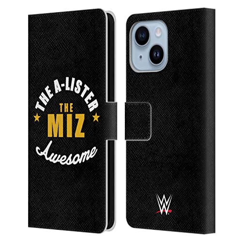 Étui WWE The Miz pour iPhone 14 Plus en cuir format portefeuille