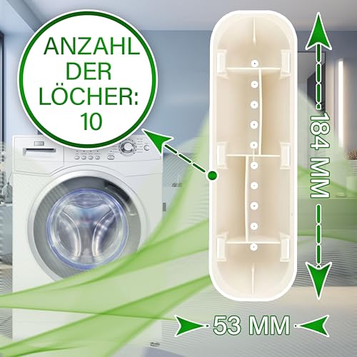 3 Stück Trommelrippe für Waschmaschine 184x43x40 mm mit Originalcode C00065463 482000022670 für Ariston für Indesit für Whirlpool - Garantie 5 Jahre - ONIX TECH