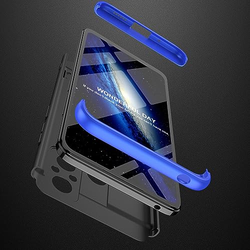 Image of Plastic 3 In 1 Back Cover For Poco C55 / Redmi 12C