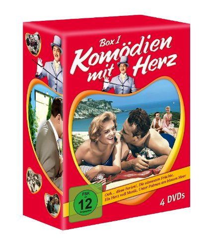 Komödien mit Herz - Box 1 (Ooh...diese Ferien - Die süssesten Früchte - Ein Herz voll Musik - Unter Palmen am blauen Meer) [4 D - Mehr Infos/Bestellen
