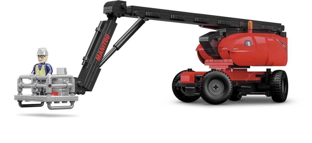 Cobi Manitou 280TJ (Mobile Aerial Work Platform) - Clamping Block Set Consisting of 347 Components - Item No. 1683 - Compatible with Clamping Blocks from Other Manufacturers