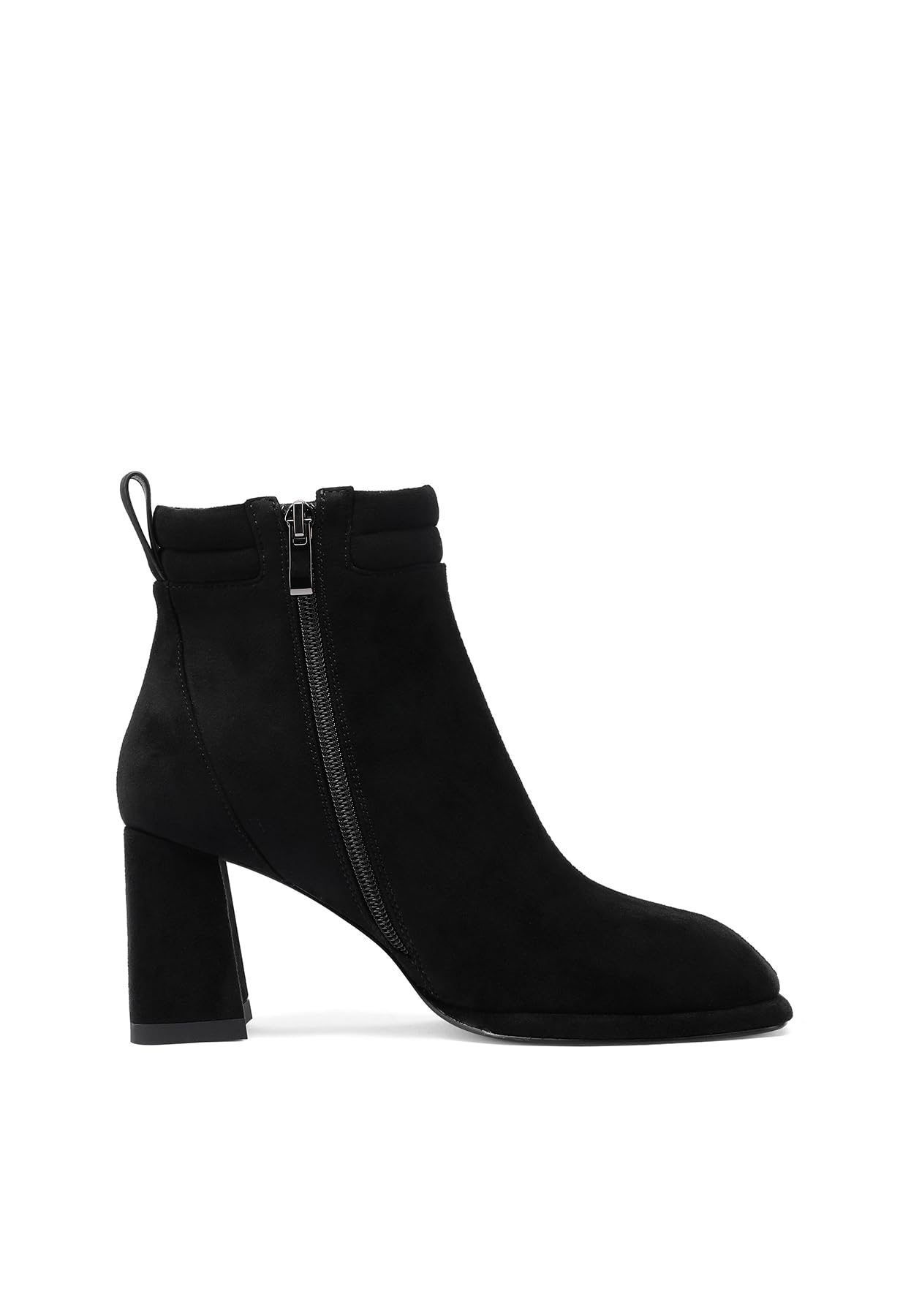 QUEEN HELENA Tronchetti con Tacco Stivaletti con Zip Laterale Donna K3253