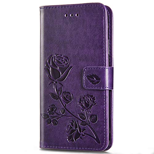4 7 Inch Rose Gold Mistars For Iphone 7 Iphone 8 Wallet Case Luxury Bling Glitter Pu Leather Flip Case With Diamond Love Heart Design Magnetic Closure Stand Function Card Holder And