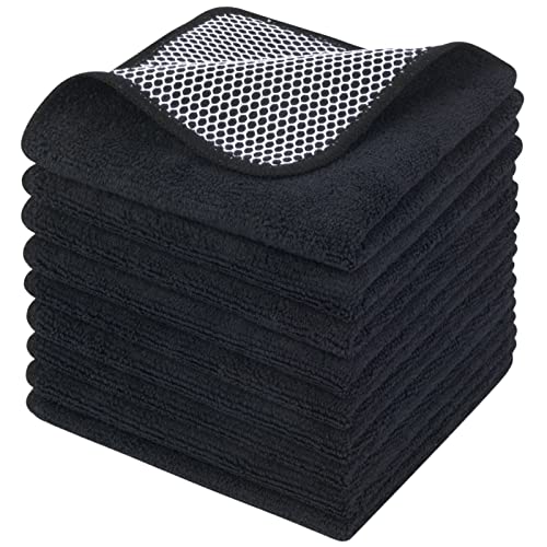 KinHwa Microfiber Dish Cloths, 12x12, 9 Pack