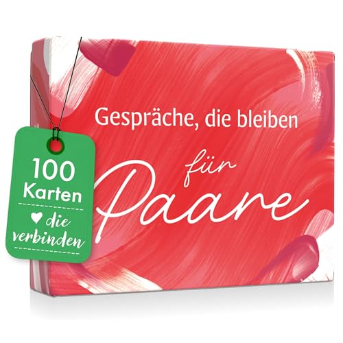 Inovida Deep Talk Kartenspiel für Paare – 100 Fragen über Gefühle, Leidenschaft, Träume – Erzähl doch mal Karten – Paarzeit Karten – Erzählt euch mehr für Paare – Deep Talk Spiel für Erwachsene
