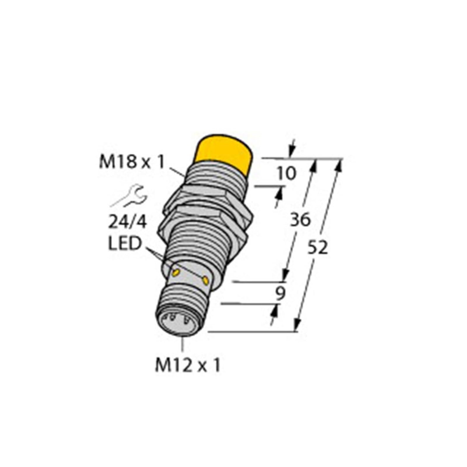 Sensor proximidad Sensor de Interruptor de proximidad Ni8-M18-AN6X/H1141(Ni8-M18-AZ3X)