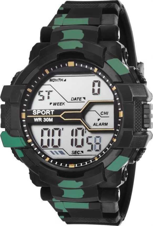 Boys Treading Indian Army Style Digital Sports Watch for Mens (B09WHLKSR2) Amazon Price History, Amazon Price Tracker