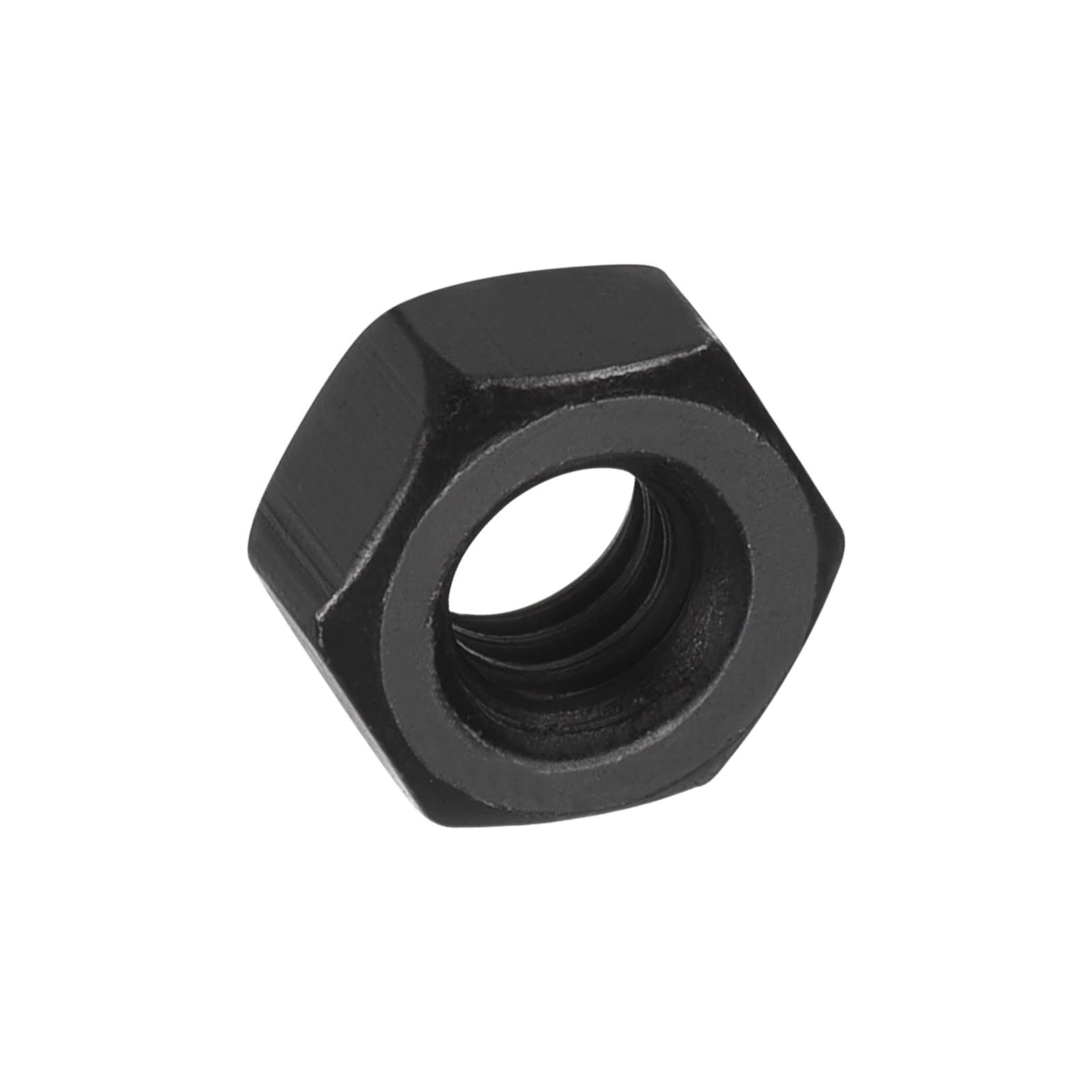 QUARKZMAN 1/4-20 Esagonale Dadi Carbonio Acciaio Grado 8.8 Ossido Nero Esagono Dado per Vite Bullone 10pz