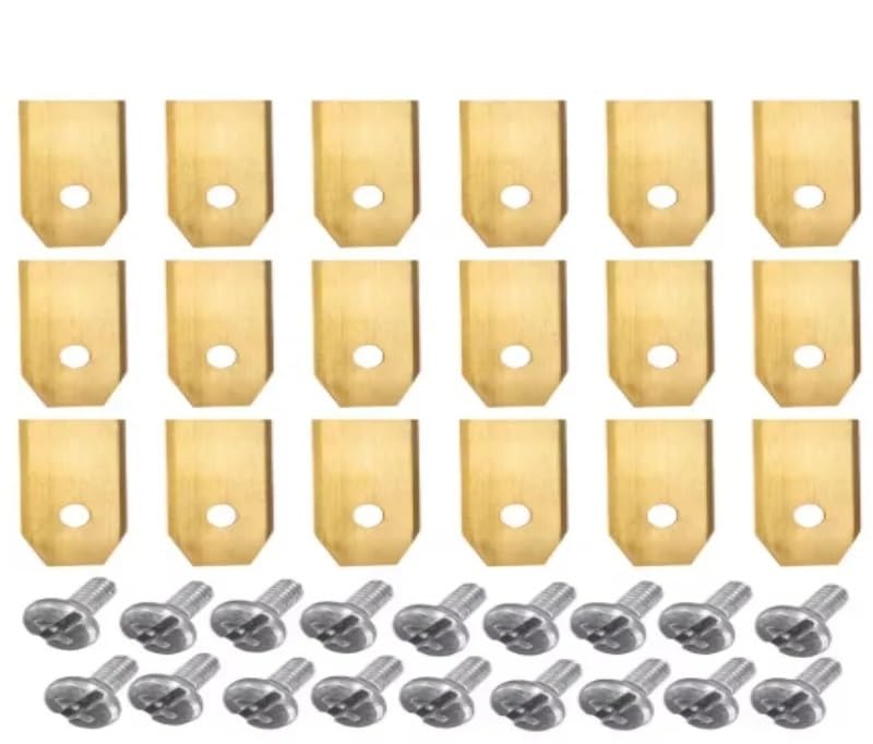 18-teiliges Messerset for Husqvarna Automower Aspire Mähroboter/Rasenmäher (6-Messer).(GOLD-18PC)