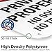 Warning Attention This Area Under 24 Hour LiveNo Soliciting No Trespassing Sign, 12x18 Inches, 55 mil thick HDPS (high density polystyrene), Made in USA by My Sign Center
