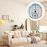 Analog für Thermo-Hygrometer Innengerät zur Raumklimatisierung zeigt sowohl Temperatur als auch Luftfeuchtigkeit an, um eine komfortable Innenumgebung zu erhalten (6 Stück)