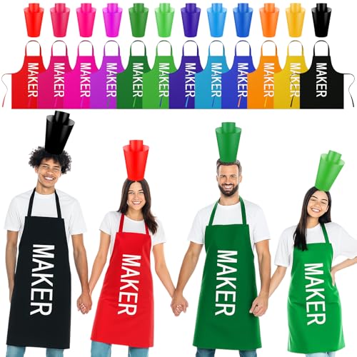 Toulite 12 Sets Halloween Group Costumes for Teacher Adults Colorful
