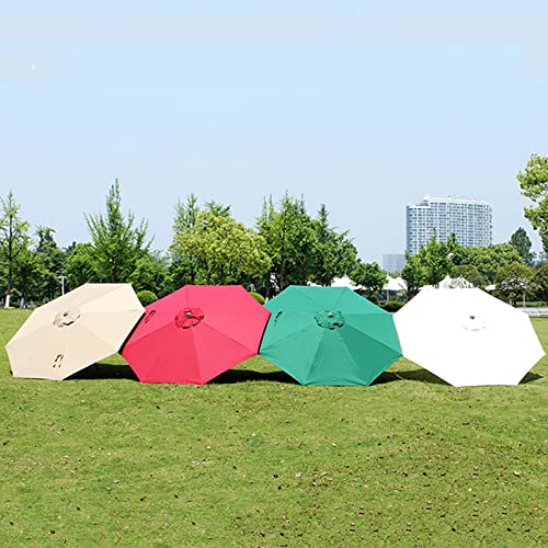 Sombrilla de jardín para exteriores e impermeable CLSDRZC con estructura de 8 varillas 7