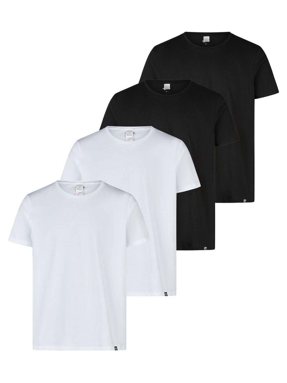 Pierre Cardin Lot de 4 t-shirts pour homme, coupe régulière