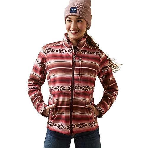 ARIAT Women's Softshell Jacket - Blushing Serape, Small