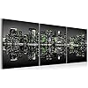 Home Decor Ingelijste Muurkunst Poster en Prints Groen New York Night City Canvas Schilderij Zwart Wit Landschap Foto…