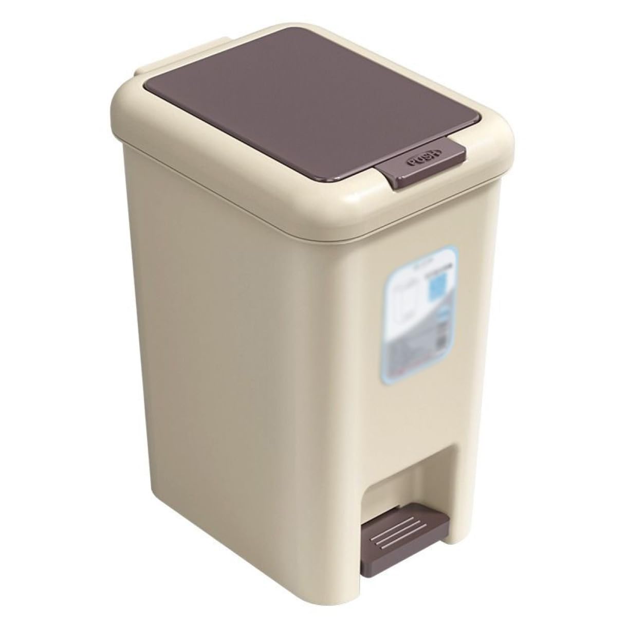 Amazon｜DB3NK ゴミ箱 15L ふた付き 抗菌 超 ベージュ スリム