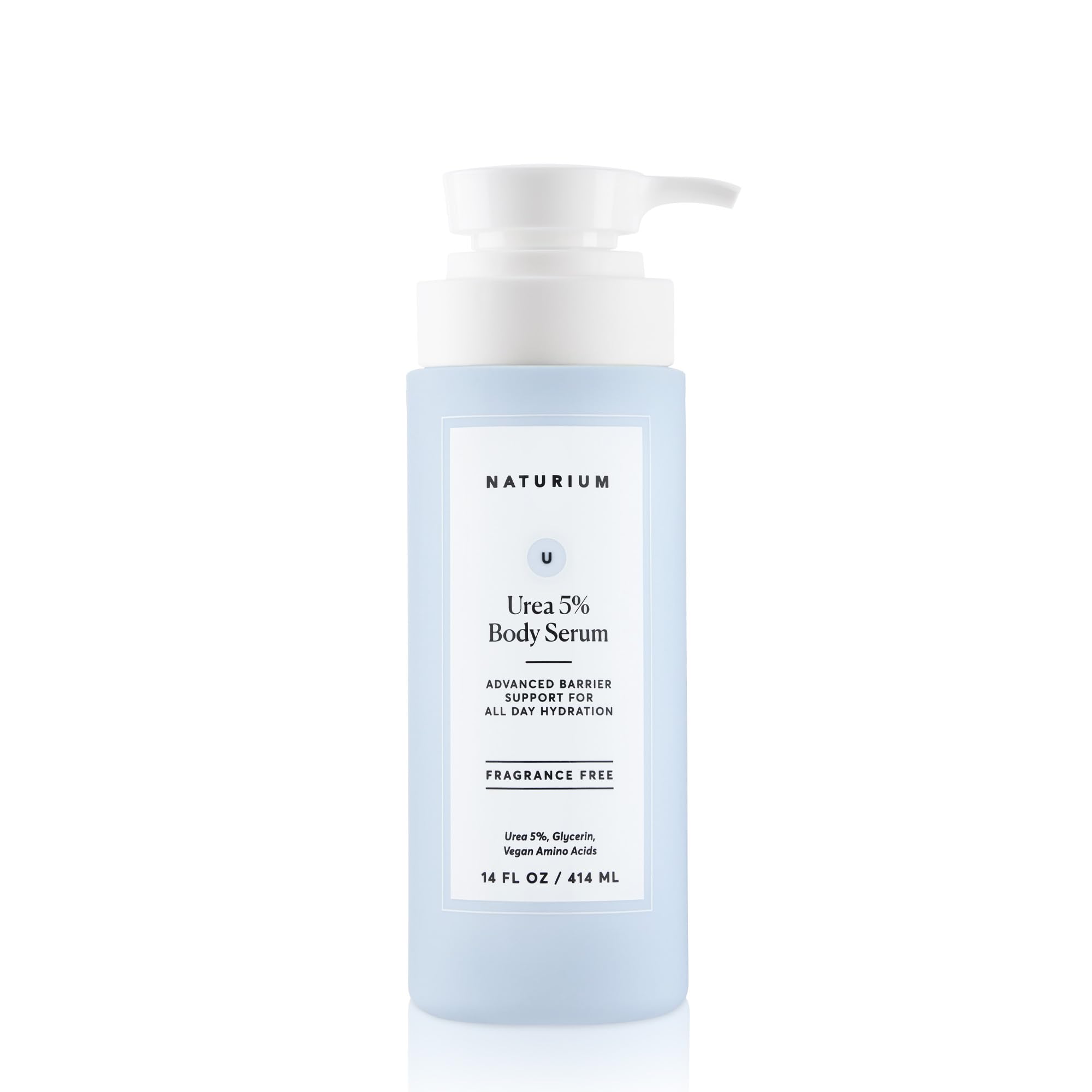 Naturium Urea 5% Body Serum, Lightweight, Hydrating Serum with Nourishing & Soothing Benefits for Barrier Support, Vegan & Cruelty-Free, 414 mL / 14 fl oz
