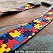 Specialist ID Autism Awareness Lanyard with Safety Breakaway Clasp - Cute Puzzle Pieces Design - 3/4