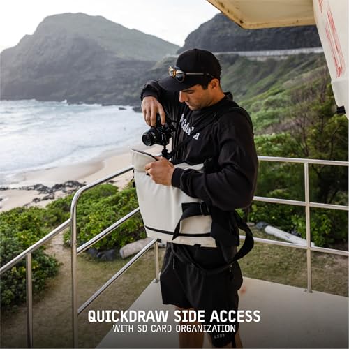 Image of WANDRD PRVKE Lite: Weather-Resistant Travel & Camera Backpack with Laptop Sleeve, Quick Side Access, Clamshell Opening - Ideal Photography & Travel Bag (Yuma Tan)