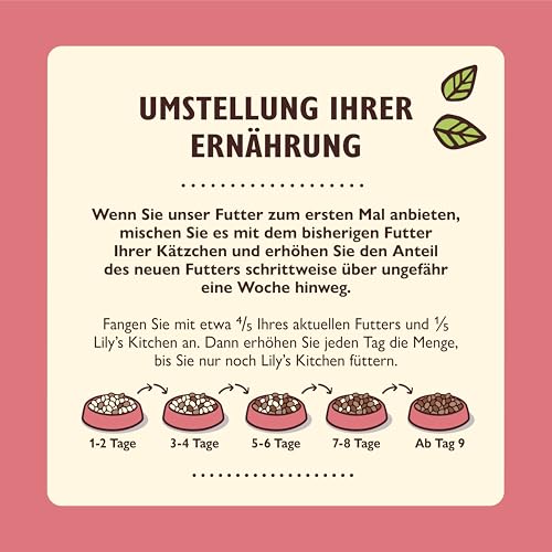 Lily’s Kitchen Vollwertnahrung Nass Katzenfutter für junge Katzen 19 Schalen (19 x 85g) Geflügel