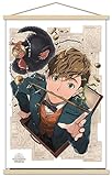 Trends International The Wizarding World: Dynasty Designs - Newt Scamander Wall Poster with Magnetic Frame