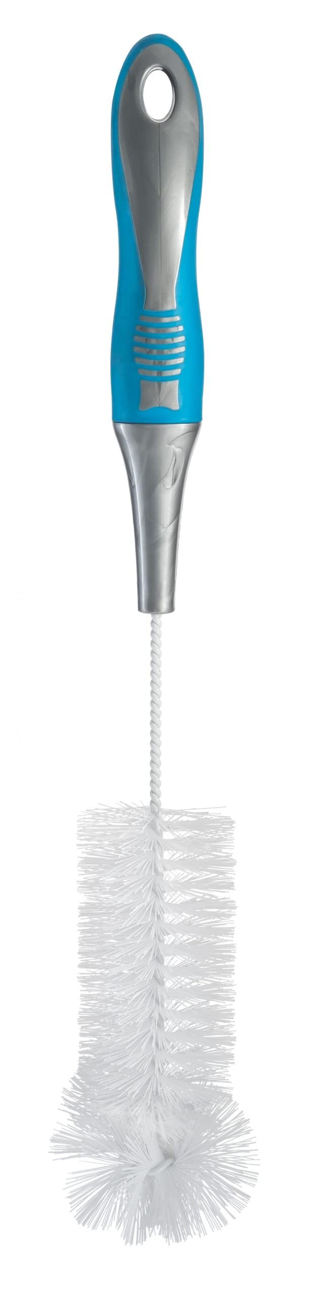 Homeshopa.com Grey Homeshopa Bottle Brush, Long Handled Cleaning Brush For Water Bottle, Flexible Bendable Household Brush For Washing Narrow Neck Beer Bottle Wine, Kombucha, Decanter, Narrow Neck Brewing Bottles, 1Pack