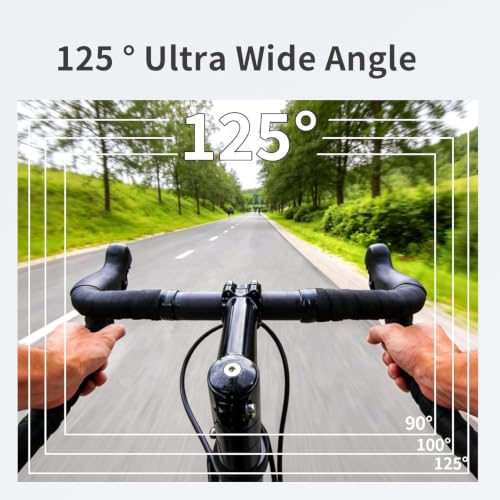 Image of 4K Action Camera, 3.5Hrs Battery Life Body Camera Hands-Free Recording, IPX6 Waterproof Portable Vlogging Camera with 1.4 inch HD Screen, Video Recorder with WiFi for Travel, Cycling, Motorcycle, Bloggers
