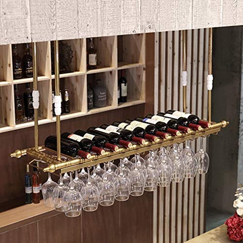 Casier à vin de restaurant MU suspendu pour libérer votre comptoir