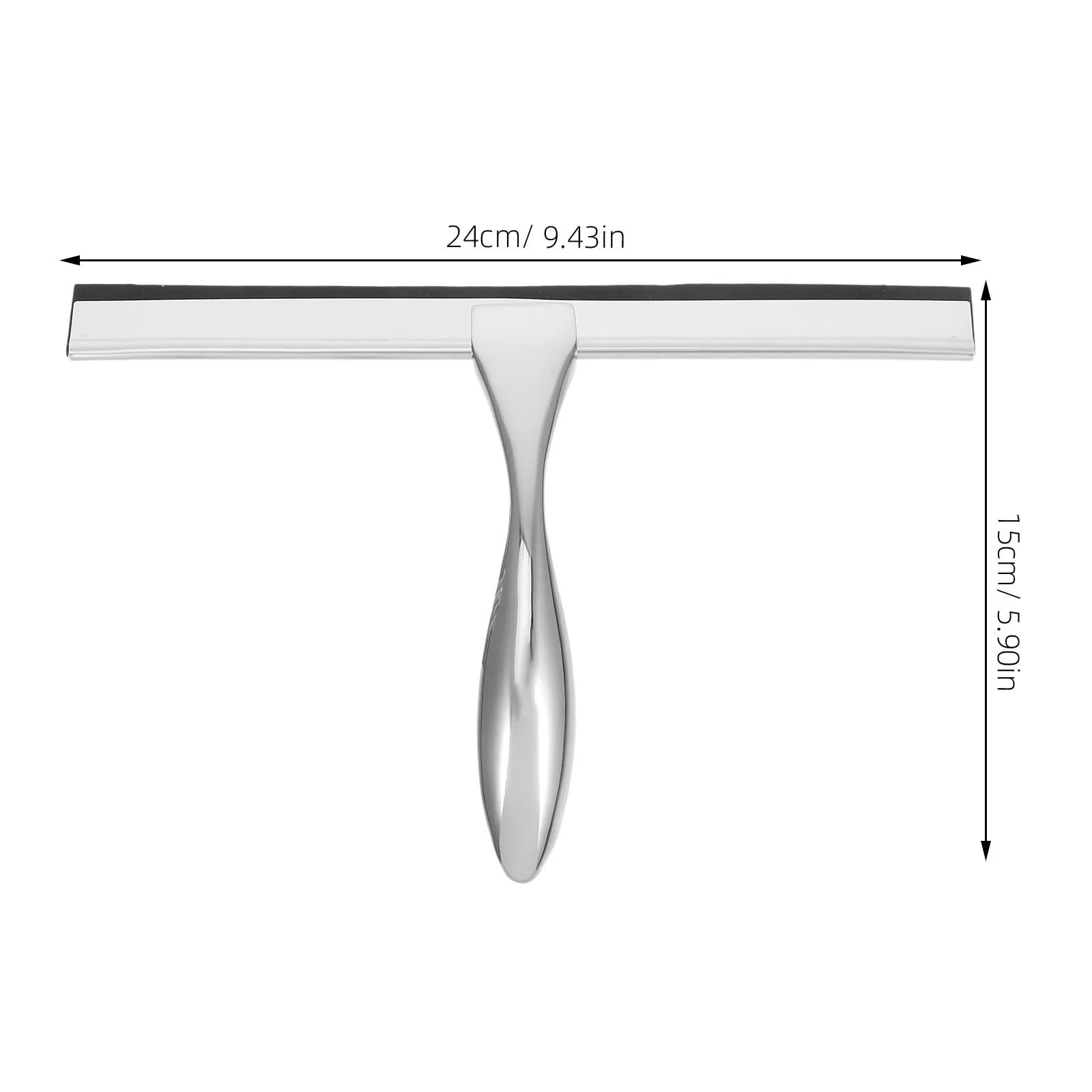 Duschabzieher Duschabzieher, Edelstahlgriff, hitzebeständig, kältebeständig, for die Glasreinigung im Badezimmer