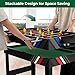 Goplus 4-in-1 Combination Game Table, 49'' Multi Game with Soccer, Air Hockey, Billiards, Pingpong Tabletop, Foosball, Pool Table for Home, Family Night, Adult Kids Gifts