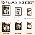 FIXSMITH 10 Pack Picture Frames Collage Wall Decor for Mounting or Tabletop Display, Gallery Wall Frame Set with Two 8x10 Black Frames, Four 5x7 Frames and Four 4x6 Frames, Multi-Pack Photo Frame Set