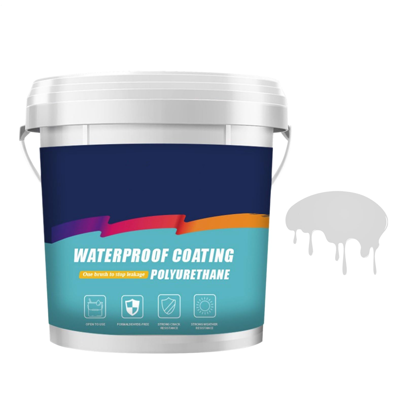 Mastic imperméable pour sol de salle de bain – Colle transparente pour