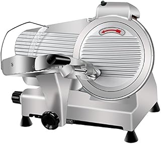 Super Deal Commercial Stainless Steel Semi-Auto Meat Slicer, Cheese Food Electric Deli Slicer