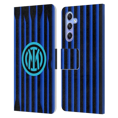 Étui portefeuille Inter Milan Samsung A34 5G cuir élégant noir