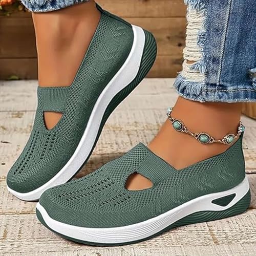 Orthopedic Shoes for Women 2025 Closed Toe Wide Width Comfortable Breathable Walking Shoe Non Slip Lightweight Sneakers3
