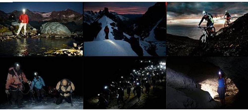 Latarka czołowa LED, latarnia morska Outdoor Pro Gear - Camping Wędkarstwo Bieganie Jaskinia Piesze wycieczki Poszukiwanie i - Wytrzymała, bardzo jasna lampa czołowa Reflektor