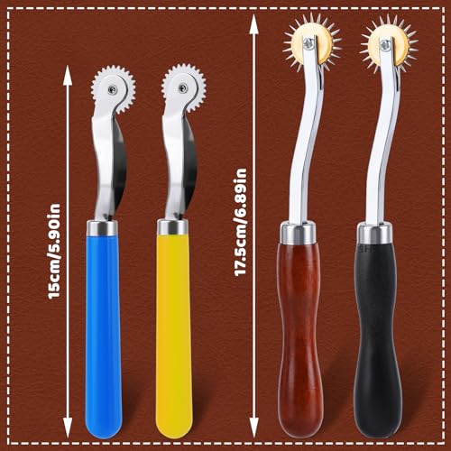 Jnenery 86-A202 4Pcs Tracing Wheel, Professional Stitch Marking Spacer thumb #1