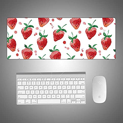 Tapis de souris XXL antidérapant 900x400 mm pour éviter les douleurs au poignet