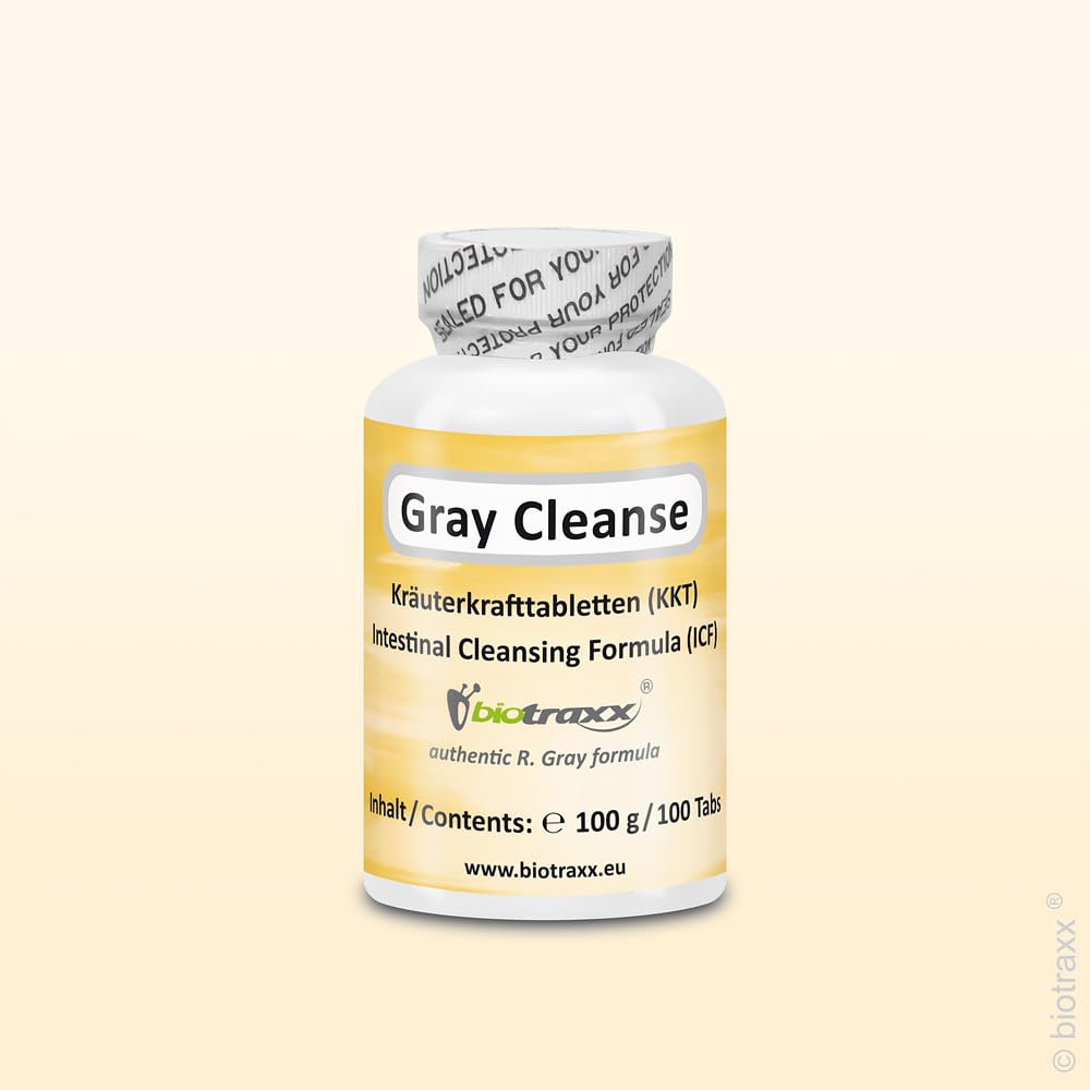 R. Gray Herbal Strength Tablets KKT 100, 100 g - Intestinal Care and Cleansing, 100 Tablets