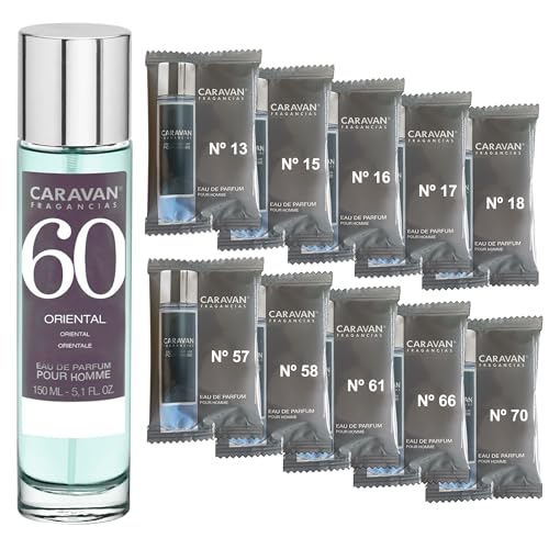 CARAVAN FRAGANCIAS Perfume de Hombre Nº60 de 150 ml + Set de 10...