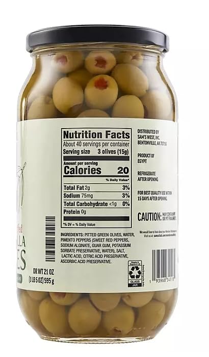 Pimento Stuffed Manzanilla Olives 21 oz ,2 pk
