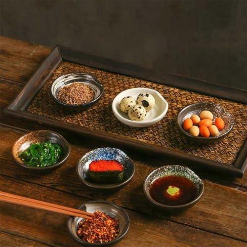 Plats à sauce pour sushis et coupelles à collation en céramique
