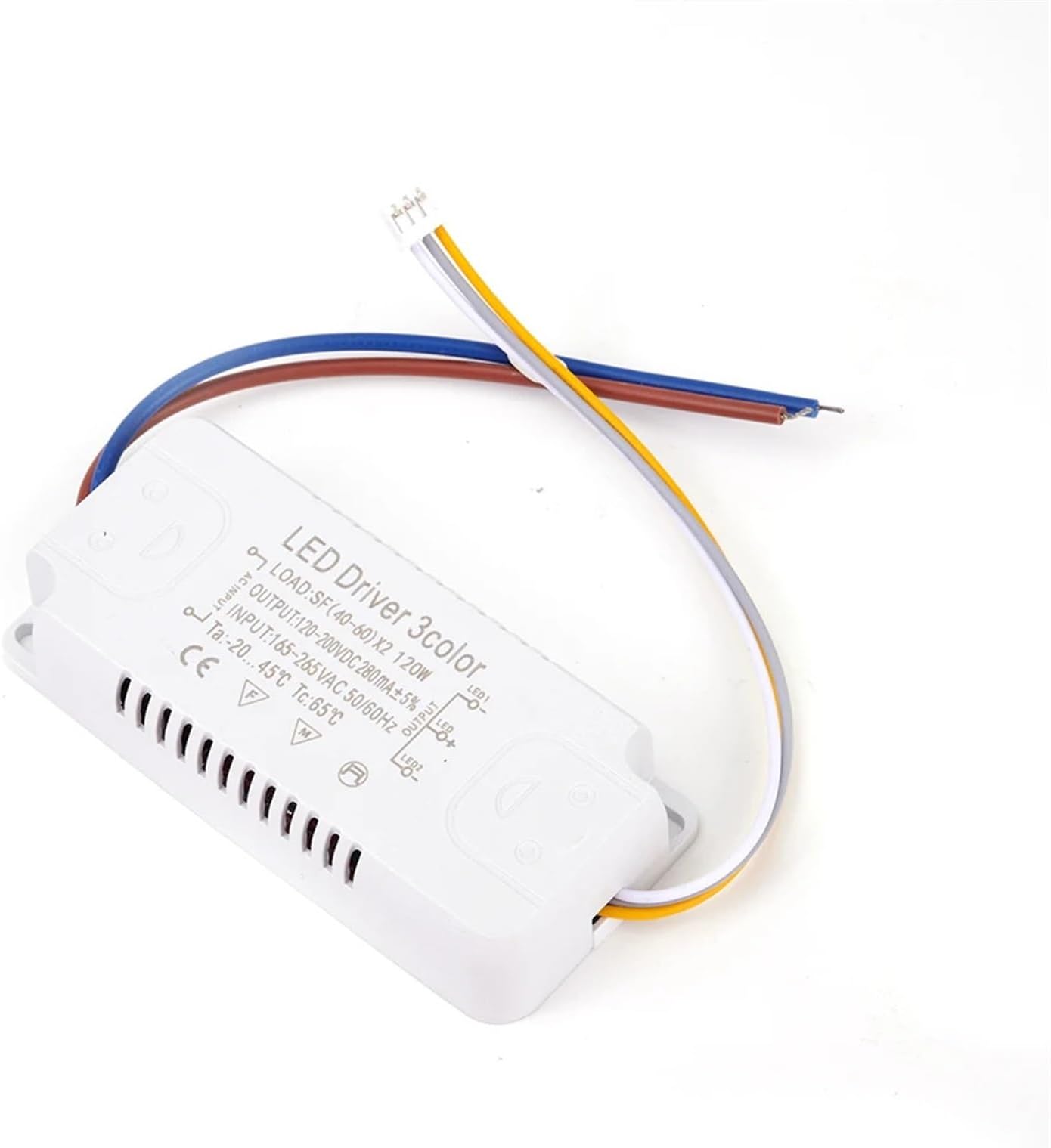 3 Color LED Driver Non-Isolating Lighting 8-24W 20-40W 30-50W 40-60W 50-70W Power Supply Adapter(20-40W)